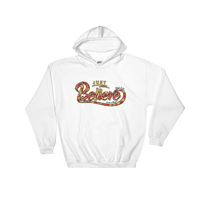 Just Believe - Women's Hoodie-White-S-Made In Agapé