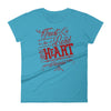 Trust In The Lord - Ladies' Fit Tee-Caribbean Blue-S-Made In Agapé