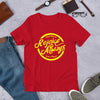 Rejoice Always - Cozy Fit Short Sleeve Tee-Red-S-Made In Agapé