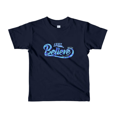 Just Believe - Kids T-Shirt-Navy-2yrs-Made In Agapé