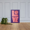 Love Is Patient - Canvas Wall Art-24×36-Made In Agapé