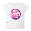 Saved By Grace - Ladies' Fit Tee-White-S-Made In Agapé
