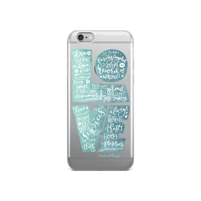 LOVE Is Patient - iPhone Case-iPhone 6/6s-Made In Agapé