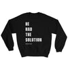 Solution Before Problem - Women's Sweatshirt-Black-S-Made In Agapé