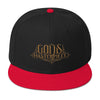 God's Masterpiece - Snapback Hat-Red / Black / Black-Made In Agapé