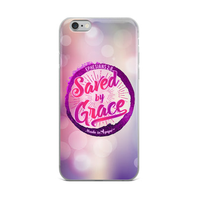 Saved By Grace - iPhone Case-iPhone 6 Plus/6s Plus-Made In Agapé