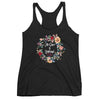His Grace Is Sufficient - Ladies' Triblend Racerback Tank-Vintage Black-XS-Made In Agapé