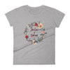 His Grace Is Sufficient - Ladies' Fit Tee-Heather Grey-S-Made In Agapé