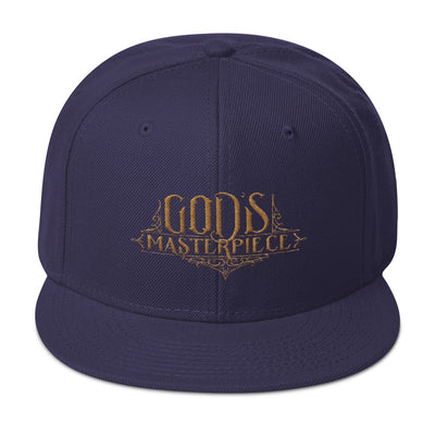 God's Masterpiece - Snapback Hat-Navy blue-Made In Agapé