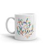 Truly Blessed - Coffee Mug-11oz-Left Handle-Made In Agapé