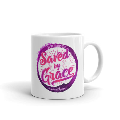 Saved By Grace - Coffee Mug-11oz-Made In Agapé