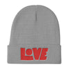 LOVE Protects - Knit Beanie-Gray-Made In Agapé