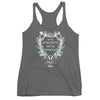 Lord Is My Strength And Shield - Ladies' Triblend Racerback Tank-Premium Heather-XS-Made In Agapé