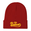 Just Believe - Knit Beanie-Red-Made In Agapé