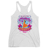 She's Clothed With Strength And Dignity - Ladies' Triblend Racerback Tank-Heather White-XS-Made In Agapé