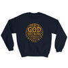 Nothing Impossible With God - Men's Sweatshirt-Navy-S-Made In Agapé