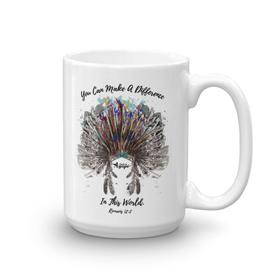 Make A Difference In This World - Coffee Mug-15oz-Made In Agapé