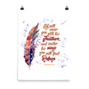 Agapé Feathers And Wings - Poster-18×24-Made In Agapé