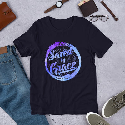 Saved By Grace - Unisex Crew-Navy-XS-Made In Agapé