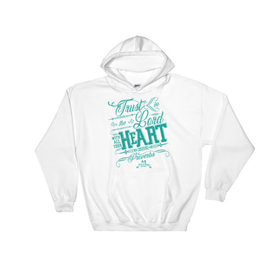 Trust In The Lord - Women's Hoodie-White-S-Made In Agapé