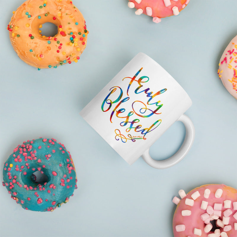 Truly Blessed - Coffee Mug-Mockup-Made In Agapé