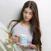 Give Thanks In All Circumstances - Coffee Mug-Woman holding mug-Made In Agapé